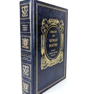 Library of World Poetry vintage decorative cover Victorian Poetry Collection